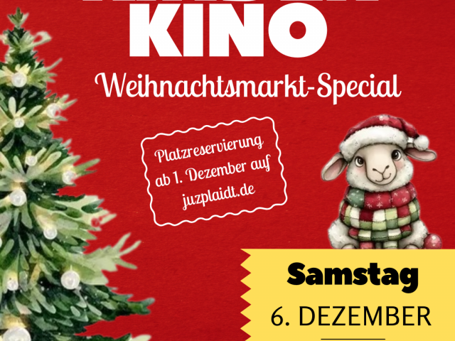 Update KinderKino Weihnachtsmarkt-Special: es gibt noch freie Plätze