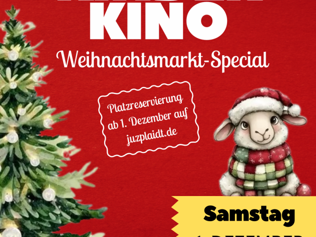 KinderKino & Weihnachtskaraoke zum Weihnachtsmarkt am 6. Dezember