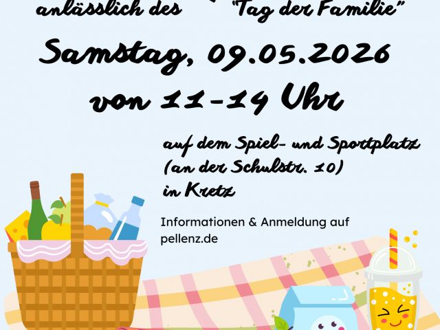 Samstag, 9. Mai: Familienpicknick zum Tag der Familie