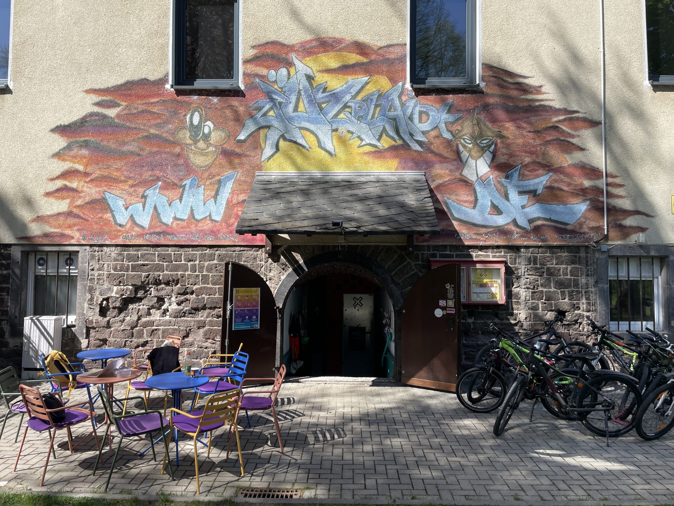 Eingang des Jugendzentrums Plaidt