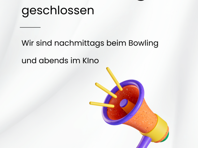 Donnerstag, 6. August: JUZ geschlossen